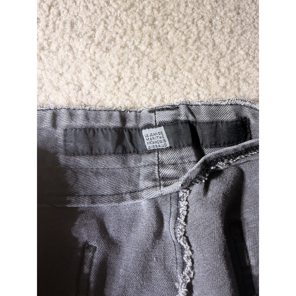Marithe Francois Girbaud Gray Utility Cargo Pants Strap Y2K Men's 36 Archive - Picture 4 of 5